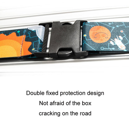 Luggage Cross Customs Lock Binding Strap, Color: Colorful Dragon Scales (TSA) by buy2fix