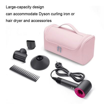 BUBM For Dyson Hair Dryer Curling Device Accessories Storage Bag(Pink) - For Dyson Accessories by BUBM | Online Shopping UK | buy2fix