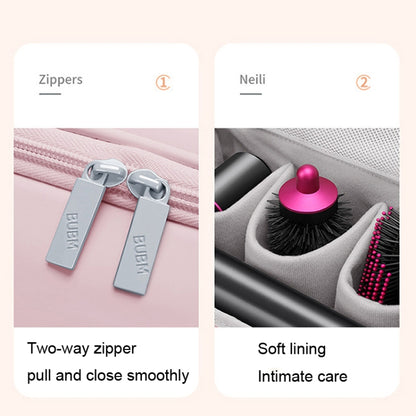 BUBM For Dyson Hair Dryer Curling Device Accessories Storage Bag(Grey) - For Dyson Accessories by BUBM | Online Shopping UK | buy2fix