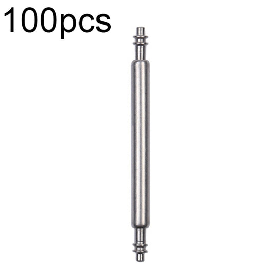 100pcs/set 304 Stainless Steel Strap Connecting Rod Strap Switch Lugs, Style: Double Drag (1.8x22mm)