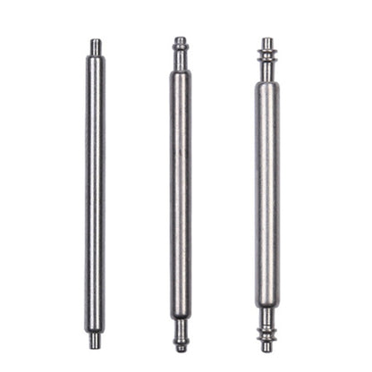 100pcs/set 304 Stainless Steel Strap Connecting Rod Strap Switch Lugs, Style: Double Drag (1.5x20mm) - Watch Parts & Tools by buy2fix | Online Shopping UK | buy2fix