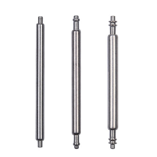 100pcs/set 304 Stainless Steel Strap Connecting Rod Strap Switch Lugs, Style: Double Drag (1.5x20mm) - Watch Parts & Tools by buy2fix | Online Shopping UK | buy2fix