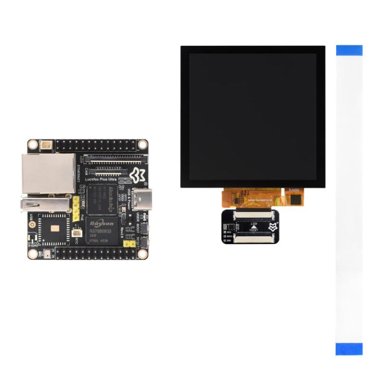 Luckfox Pico Ultra B RV1106G2 0.5TOPS Micro Linux Development Board Integrated Processor Without Wi-Fi/PoE, Specification: 720x720 Touch Screen - Arduino Nucleo Accessories by Luckfox | Online Shopping UK | buy2fix