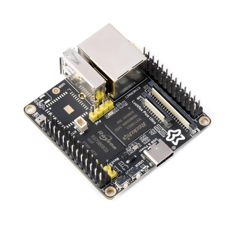 Luckfox Pico Ultra RV1106G3 1TOPS Micro Linux Development Board Integrated Processor, Without Wi-Fi/Without PoE, Specification: 480x480 Touch Screen - Arduino Nucleo Accessories by Luckfox | Online Shopping UK | buy2fix