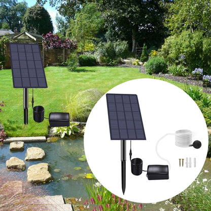 5V/2.5W Solar Direct Drive Aeration Pump Battery Free Solar Drive Oxygen Pump DC Fish Pond Aerator - Air Pumps by buy2fix | Online Shopping UK | buy2fix
