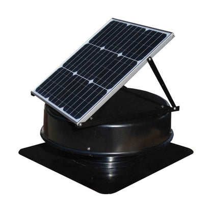 SRVF-320 Solar Roof Exhaust Fan Aluminum Alloy Exhaust Switching Fan Negative Pressure Fan by buy2fix