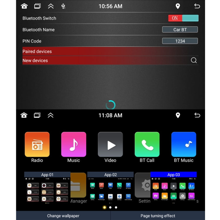 For Mercedes-Benz B200 Car Android Navigation Bluetooth FM Radio, Memory: 2+64G by buy2fix
