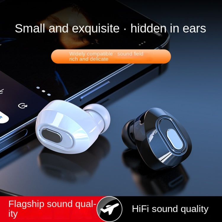 Wireless In-Ear Mini Single Ear 5.3 Bluetooth Earphone(Black) - Bluetooth Earphone by buy2fix | Online Shopping UK | buy2fix