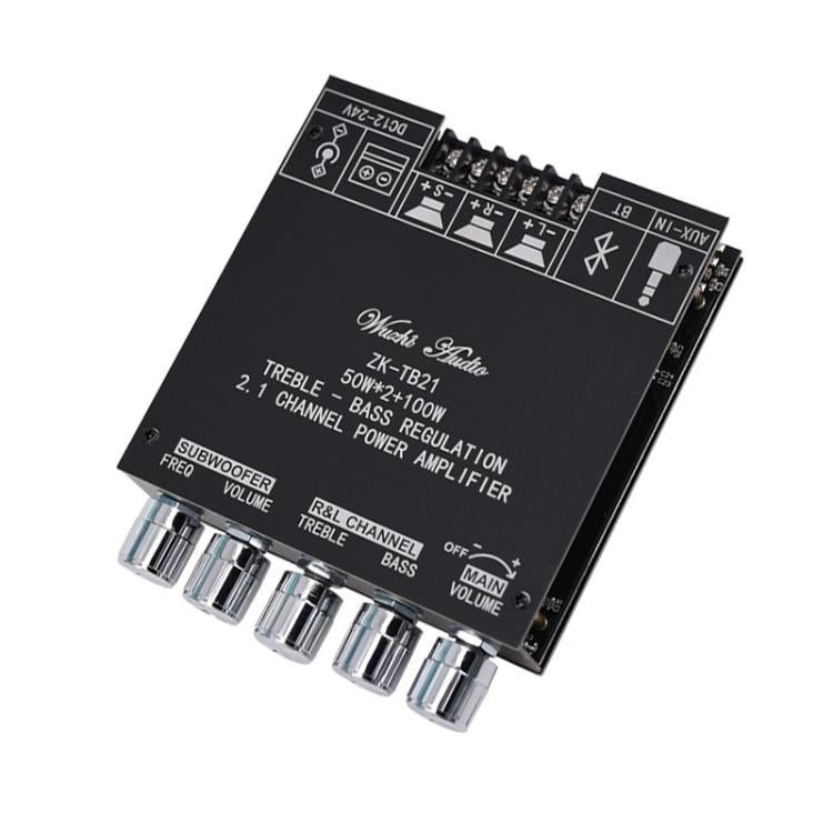 ZK-TB21 TPA3116D2 High & Low Pitch Adjustment 2.1 Channel Bluetooth Full Digital Power Amplifier Module by buy2fix