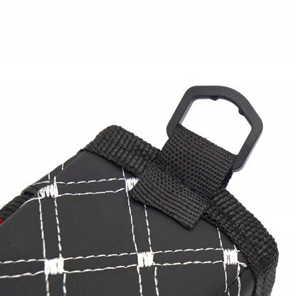 2pcs Car Air Outlet Sundries Storage Bag With Net Pocket(Red Line) by buy2fix