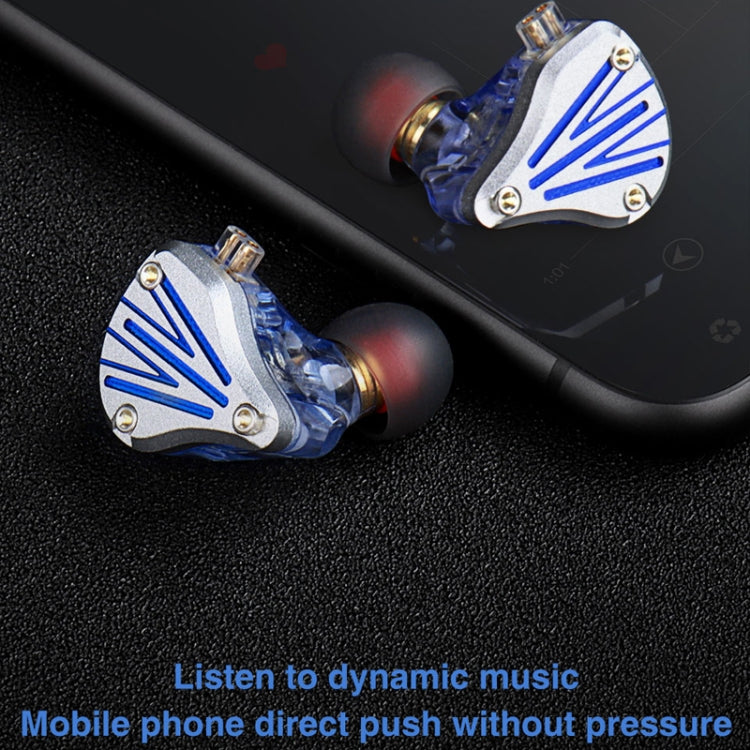 FZ In Ear Wired Cable Metal Live Broadcast Earphone, Color: Blue - In Ear Wired Earphone by FZ | Online Shopping UK | buy2fix