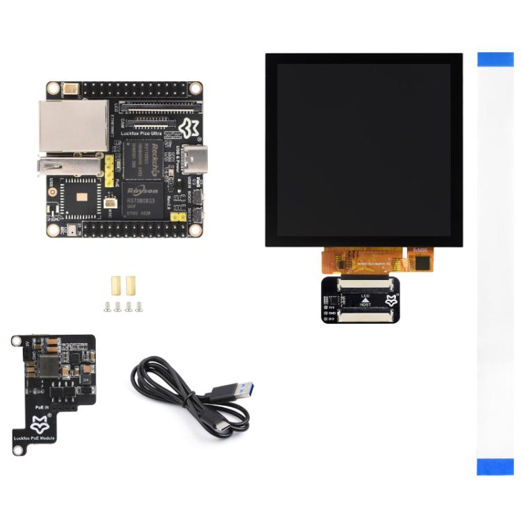 Luckfox Pico Ultra RV1106G3 1TOPS Mini Linux Development Board Integrated Processor Without Wi-Fi / With PoE, Specification: 720x720 Touch Screen - Arduino Nucleo Accessories by Luckfox | Online Shopping UK | buy2fix