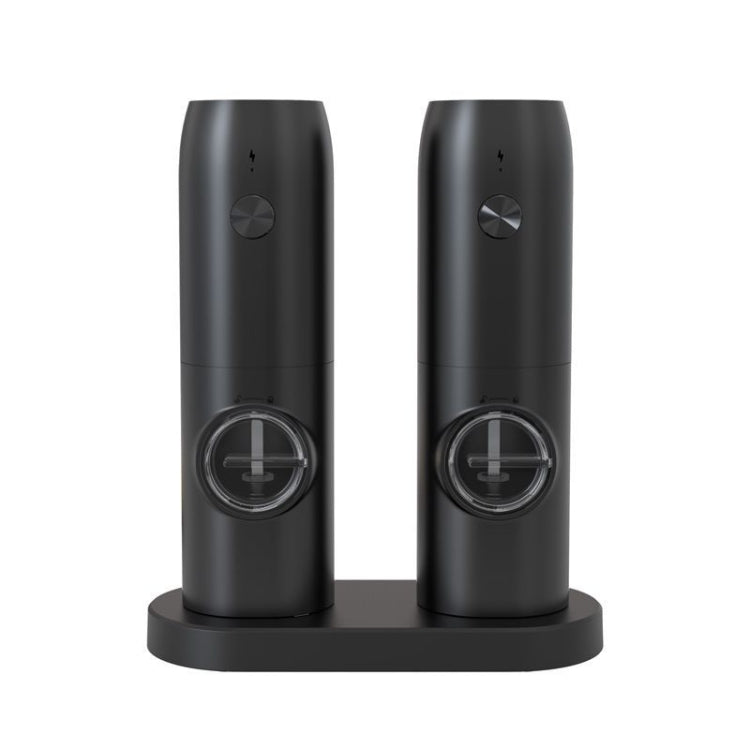 Electric Automatic Salt And Pepper Grinder Set With Charging Base, Model: D2 KYMQ-7C by buy2fix