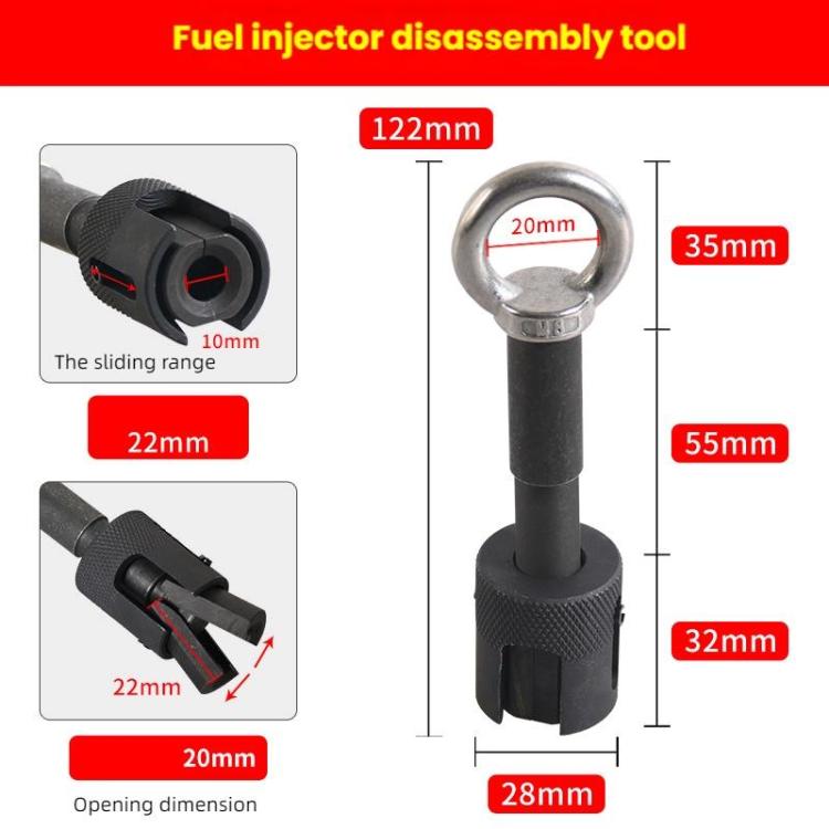 For Land Rover Engine Injector Removal Special Tool(Black) - Engine Repair Tools by buy2fix | Online Shopping UK | buy2fix