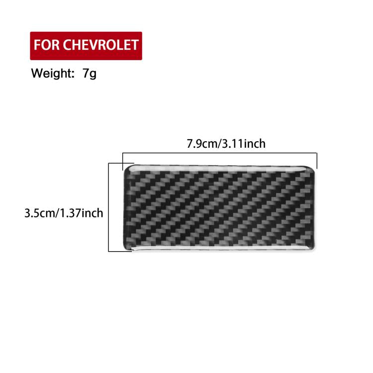 For Chevrolet Malibu 2016-2024 Left-hand Drive Co-pilot Storage Box Sticker(Black) - Car Interior Mouldings by buy2fix | Online Shopping UK | buy2fix