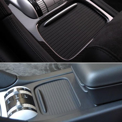 For Porsche Cayenne 2003-2010 Car Center Console Water Cup Holder Cover Trim Right Hand Drive(Gray) - Stowing Tidying by buy2fix | Online Shopping UK | buy2fix