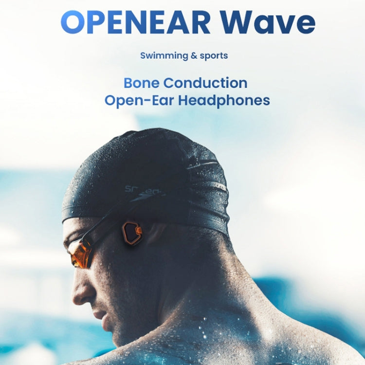 In-ear Waterproof Bone Conduction Earphone Magnetic Charging Swimming Sports Bluetooth Earphone(Blue) - Sport Earphone by buy2fix | Online Shopping UK | buy2fix