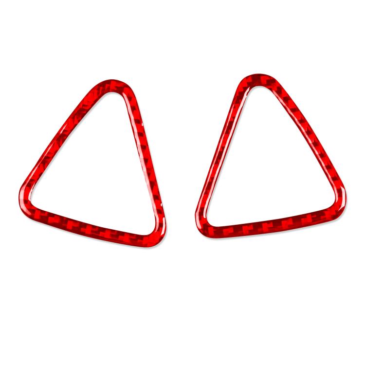 For Chevrolet Malibu 2016-2024 2pcs /Set Left-hand Drive Instrument Vent Decorative Sticker(Red) - Car Interior Mouldings by buy2fix | Online Shopping UK | buy2fix