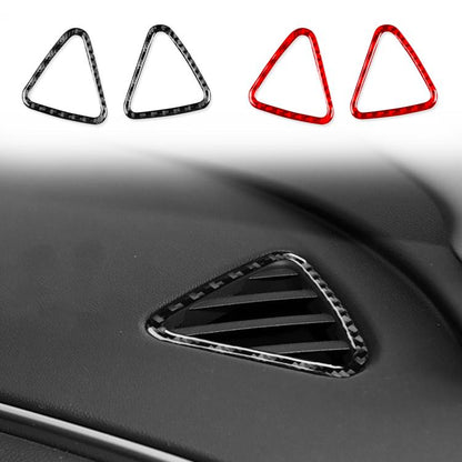 For Chevrolet Malibu 2016-2024 2pcs /Set Left-hand Drive Instrument Vent Decorative Sticker(Red) - Car Interior Mouldings by buy2fix | Online Shopping UK | buy2fix