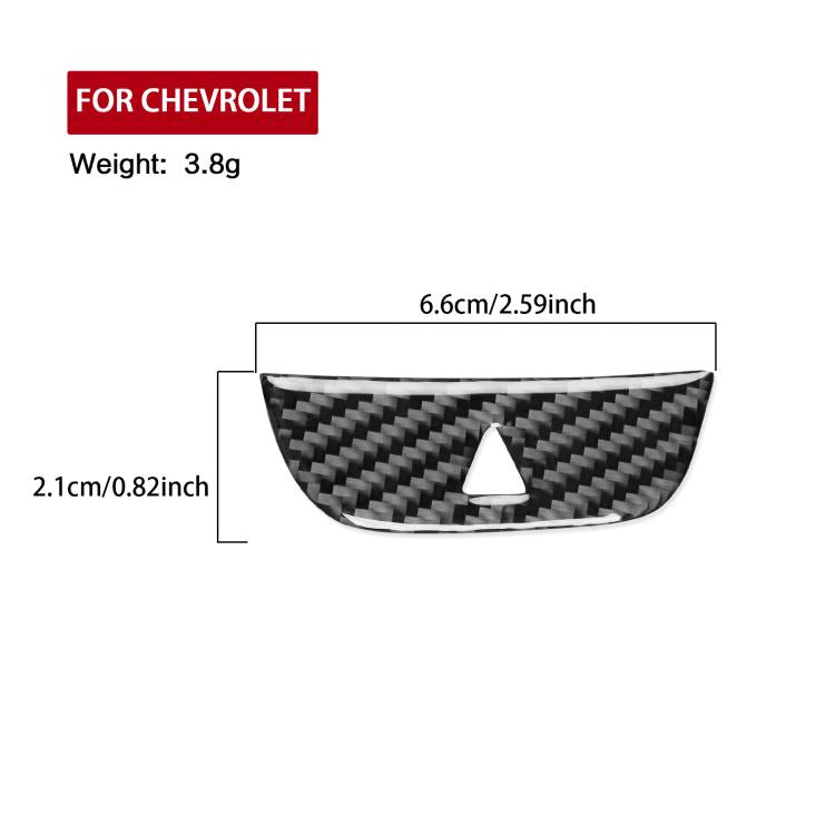 For Chevrolet Malibu 2016-2024 Left-Hand Drive Warning Light Sticker(Black) - Car Interior Mouldings by buy2fix | Online Shopping UK | buy2fix