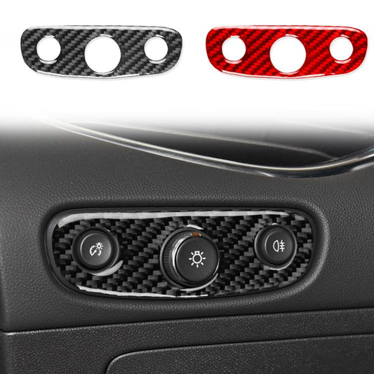 For Chevrolet Malibu 2016-2024 B Model Left-hand Drive Headlight Switch Sticker(Red) - Car Interior Mouldings by buy2fix | Online Shopping UK | buy2fix