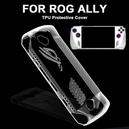 For ASUS ROG ALLY Protective Case Game Console Anti-drop Cover(Transparent White) - Accessories by buy2fix | Online Shopping UK | buy2fix