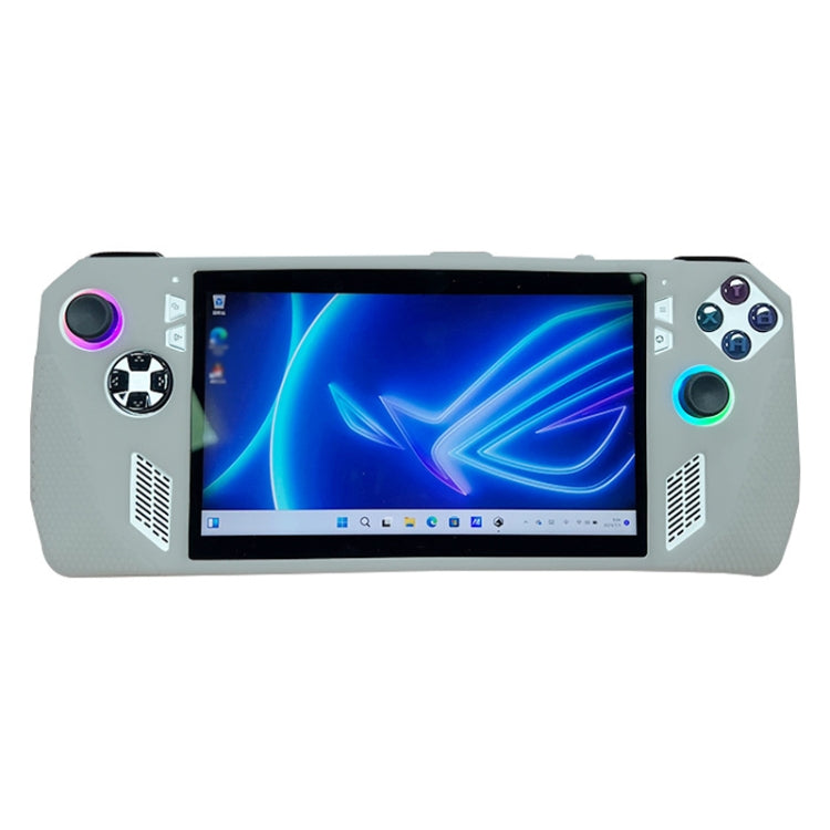 For ASUS ROG Ally Handheld Game Console Silicone Drop-proof Protective Case All-inclusive Case(Grey) - Accessories by buy2fix | Online Shopping UK | buy2fix