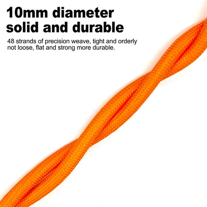 10mm Thick Rope Mobile Phone Lanyard Spacer Adjustable Anti Theft Phone Strap(NO.1 Orange) - Lanyards & Wrist Straps by buy2fix | Online Shopping UK | buy2fix