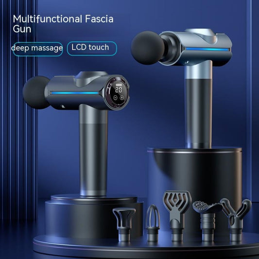 20-speed Touch Control Fascia Massager with 6 Massage Heads,CN Plug(Gray) by buy2fix