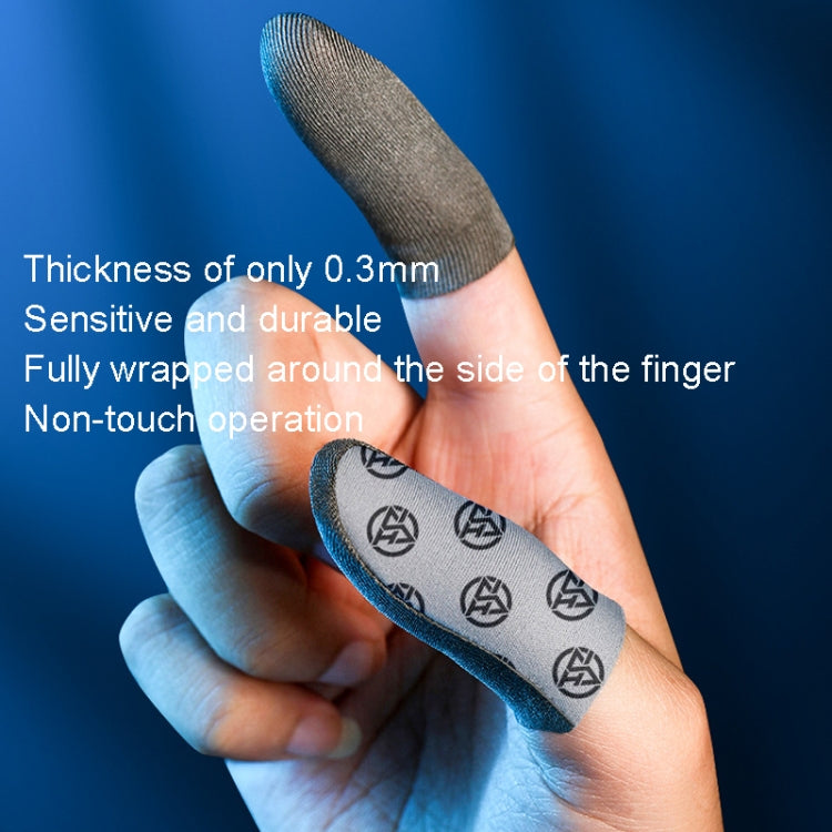 1pair Gaming Super Conductive Silver Cloth Chicken Game Finger Cover Touch Screen Anti-slip Sweatproof Hand Game Finger Gloves, Color: Night Light - Gaming Finger Sleeves by buy2fix | Online Shopping UK | buy2fix