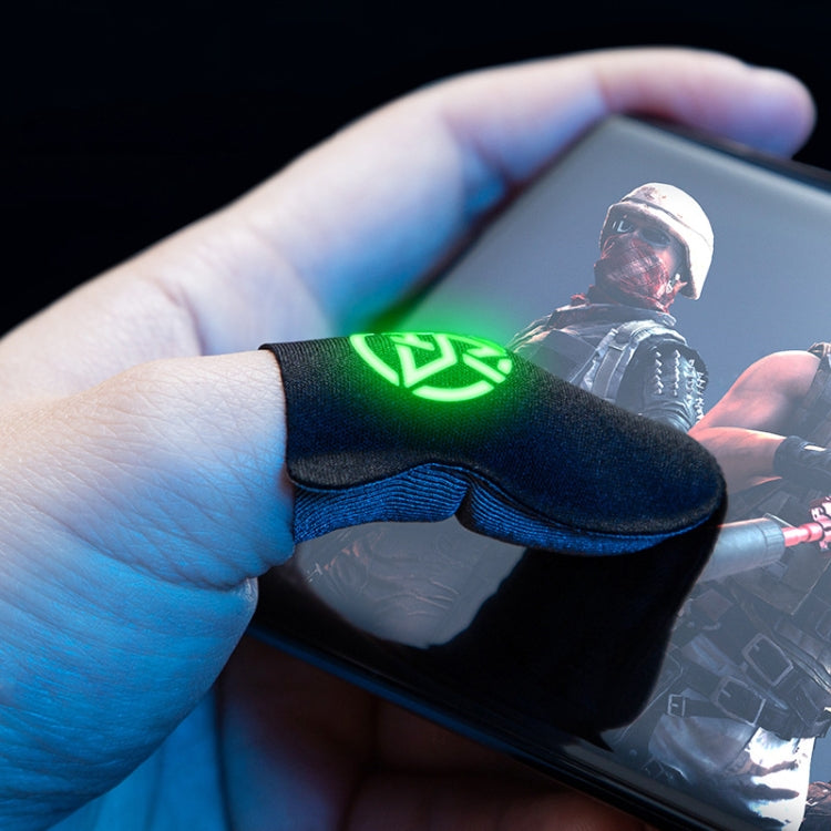 1pair Gaming Super Conductive Silver Cloth Chicken Game Finger Cover Touch Screen Anti-slip Sweatproof Hand Game Finger Gloves, Color: Silver - Gaming Finger Sleeves by buy2fix | Online Shopping UK | buy2fix