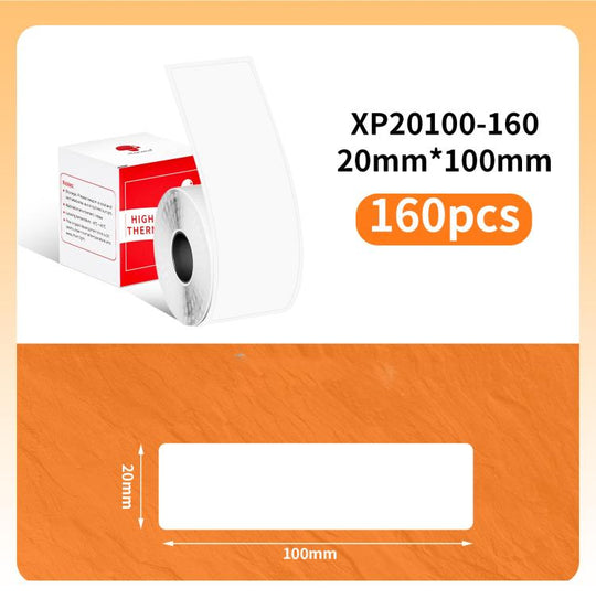 Phomemo 20x100mm-160pcs  Thermal Labels For M110 Printer