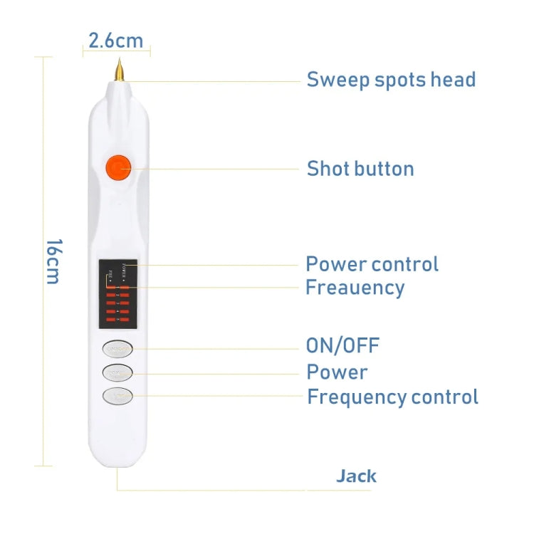 Spot Mole Pen Spot Removal Instrument Home Beauty Instrument, Spec: Charging Model US Plug(White) - Beauty Instrument by buy2fix | Online Shopping UK | buy2fix