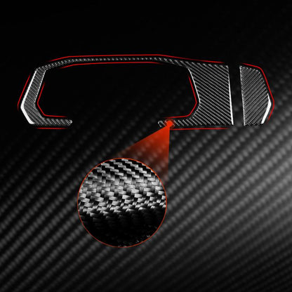 For Volkswagen Sagitar 2019-2023 2pcs /Set Left-hand Drive Dashboard Decoration Stickers(Red) - Car Interior Mouldings by buy2fix | Online Shopping UK | buy2fix