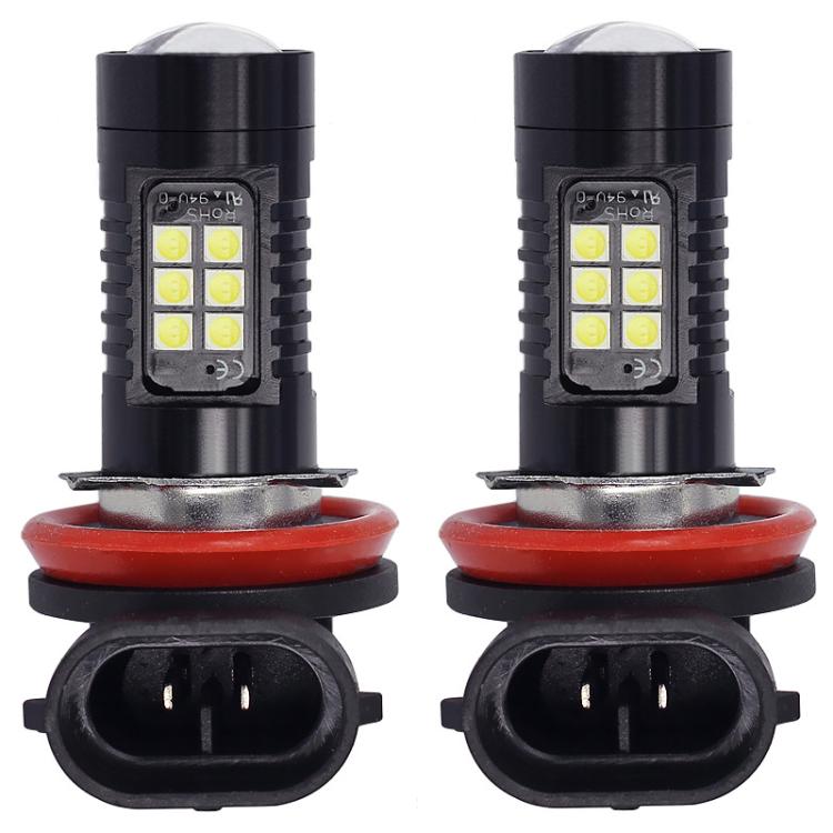 1pair Automotive High-power LED White Light Fog Lamp(H11) - Fog / Driving Lights by buy2fix | Online Shopping UK | buy2fix