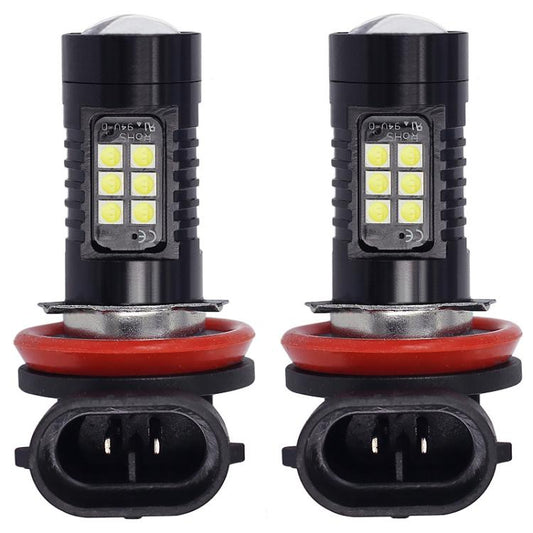 1pair Automotive High-power LED White Light Fog Lamp(H11) - Fog / Driving Lights by buy2fix | Online Shopping UK | buy2fix