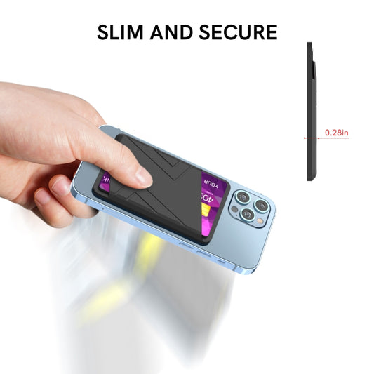 For IPhone 12 / 13 / 14 Series AhaStyle PT133-C Silicone Magnetic Card Case(Pink) by AhaStyle