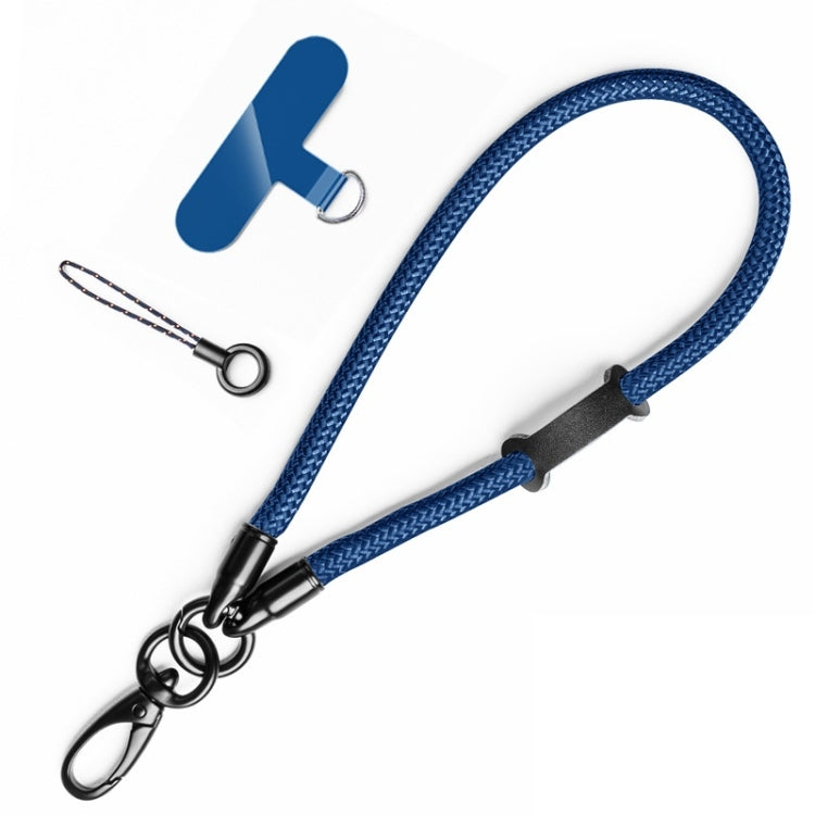 Nylon Braided Lanyard For Mobile Phone Multi-function Anti-lost Pad(Blue) - Lanyards & Wrist Straps by buy2fix | Online Shopping UK | buy2fix