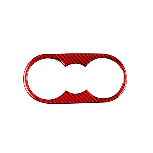 For Volkswagen Sagitar 2019-2023 Left-hand Drive Rear Drain Cup Panel Sticker(Red) - Car Interior Mouldings by buy2fix | Online Shopping UK | buy2fix