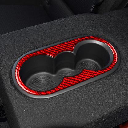 For Volkswagen Sagitar 2019-2023 Left-hand Drive Rear Drain Cup Panel Sticker(Black) - Car Interior Mouldings by buy2fix | Online Shopping UK | buy2fix