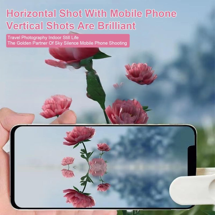 Smartphone Camera Mirror Reflection Clip Selfie Reflector Shooting Supplies, Spec: White Kit - Others Accessories by buy2fix | Online Shopping UK | buy2fix