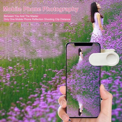 Smartphone Camera Mirror Reflection Clip Selfie Reflector Shooting Supplies, Spec: White Kit - Others Accessories by buy2fix | Online Shopping UK | buy2fix