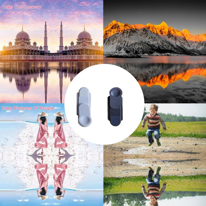 Smartphone Camera Mirror Reflection Clip Selfie Reflector Shooting Supplies, Spec: Black Kit - Others Accessories by buy2fix | Online Shopping UK | buy2fix