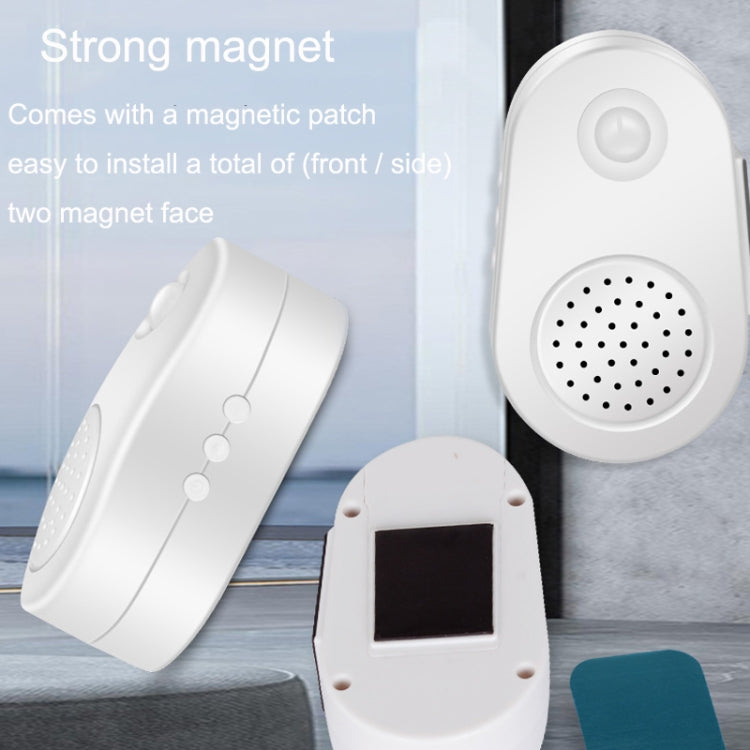 Small Horn Voice Announcement Sensor Entrance Voice Broadcaster Can Used As Doorbell, Specification: Rechargeable Round - Sensor Doorbell by buy2fix | Online Shopping UK | buy2fix