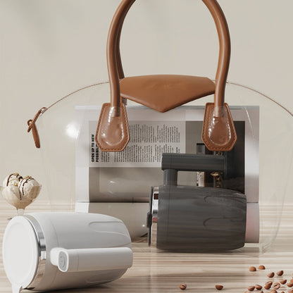 Automatic Stainless Steel Stirring Cup Portable Coffee Mug Magnetic Mug(White) by buy2fix