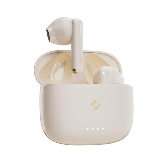 Havit ENC TWS Super Long Battery Life ENC Noise Reduction Wireless Bluetooth Earphones, Spec: S3 Pro (Gold White) by Havit