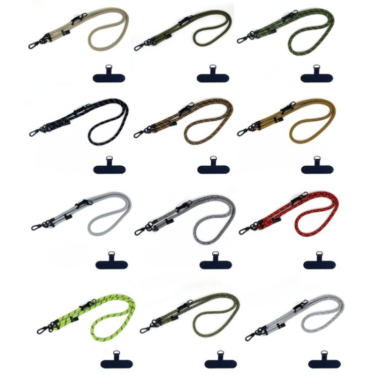 10mm Thick Rope Mobile Phone Anti-Lost Adjustable Lanyard Spacer(Grass Green Beige) - Lanyards & Wrist Straps by buy2fix | Online Shopping UK | buy2fix