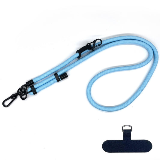 10mm Thick Rope Mobile Phone Anti-Lost Adjustable Lanyard Spacer(Sky Blue) - Lanyards & Wrist Straps by buy2fix | Online Shopping UK | buy2fix