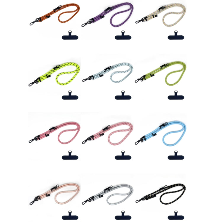 10mm Thick Rope Mobile Phone Anti-Lost Adjustable Lanyard Spacer(Pink Gold) - Lanyards & Wrist Straps by buy2fix | Online Shopping UK | buy2fix