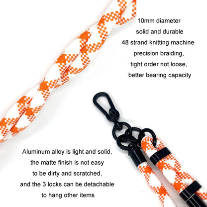 10mm Thick Rope Mobile Phone Anti-Lost Adjustable Lanyard Spacer(Camouflage Pink) - Lanyards & Wrist Straps by buy2fix | Online Shopping UK | buy2fix